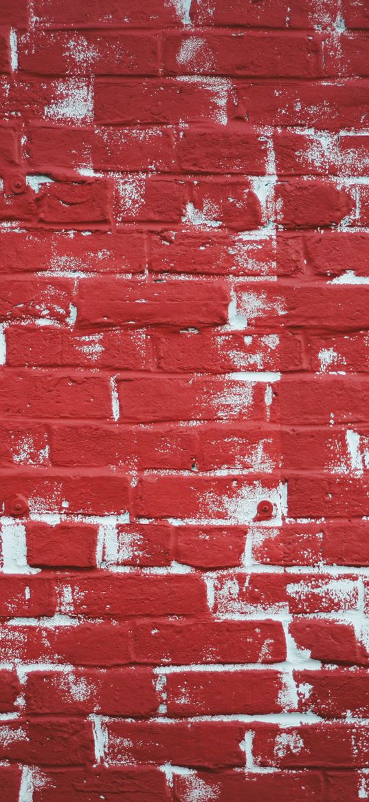 wall, brick, paint, texture