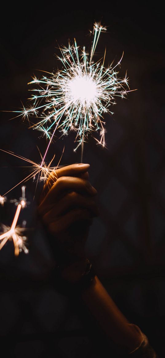 bengali fire, sparks, holiday, hand