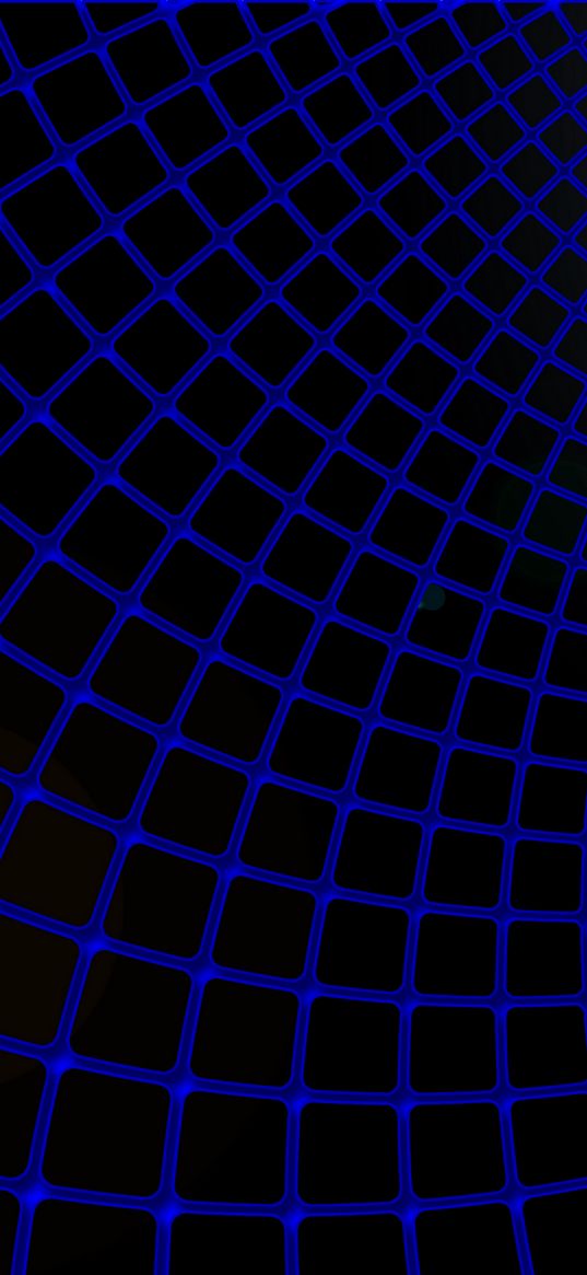 grid, blue, black, futuristic