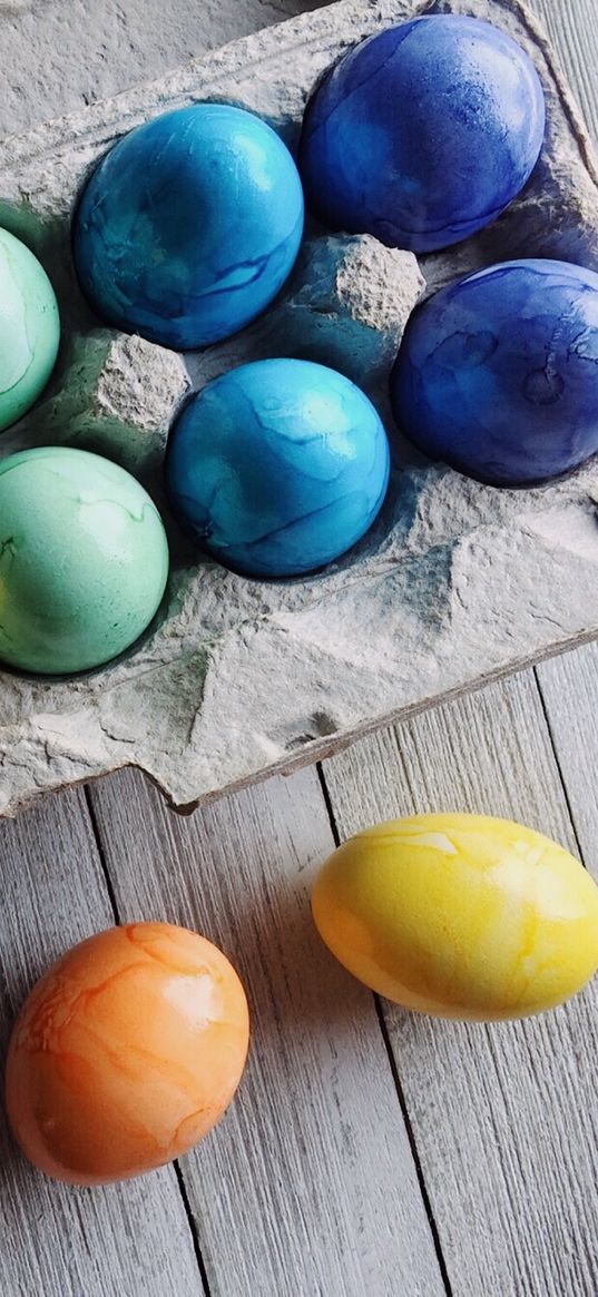 eggs, easter, dyed, colorful