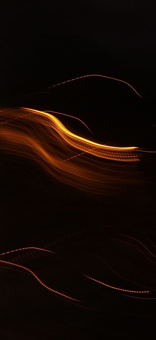 lines, wavy, intermittent, dark background