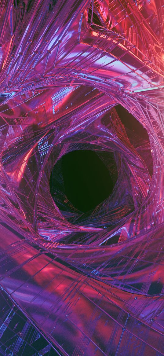 wormhole, architecture, visualization, forms