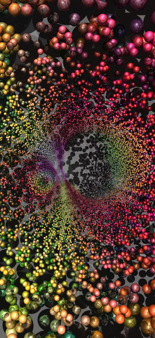 spheres, dna, sphere, gradient, spectrum