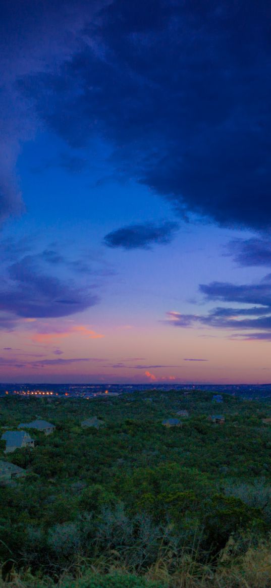 sunset, sky, horizon, san antonio, texas