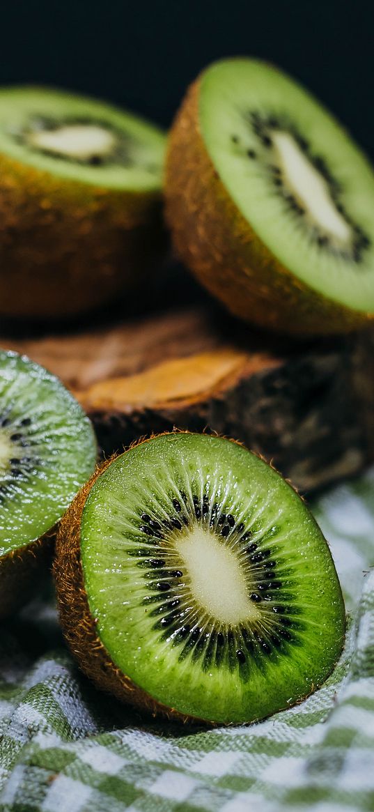 kiwi, fruit, ripe, juicy, green