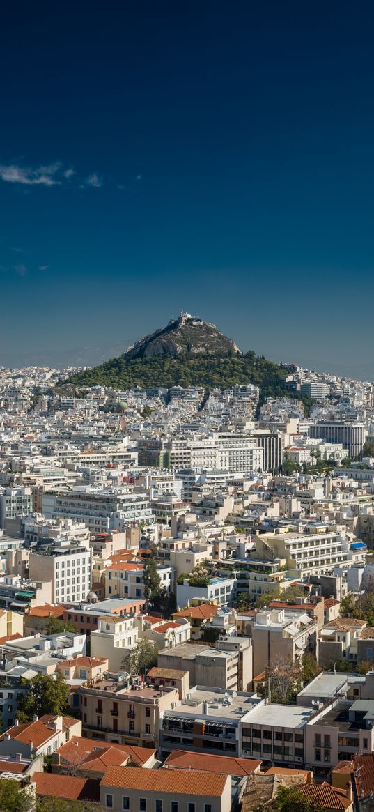 city, view from above, buildings, athens, greece, europe