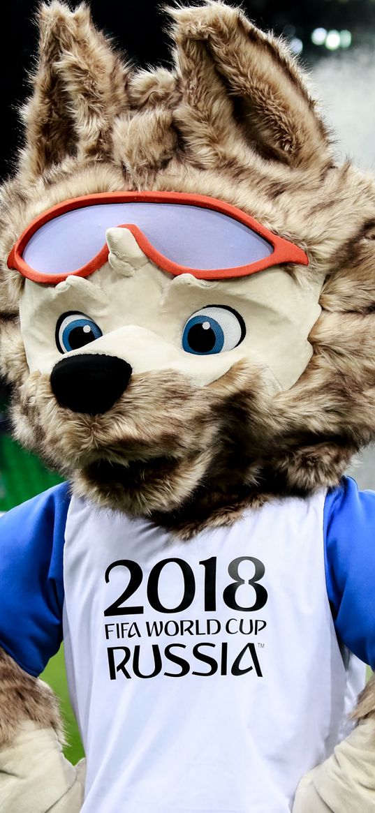 zabivaka, mascot, world cup 2018, fifa, football