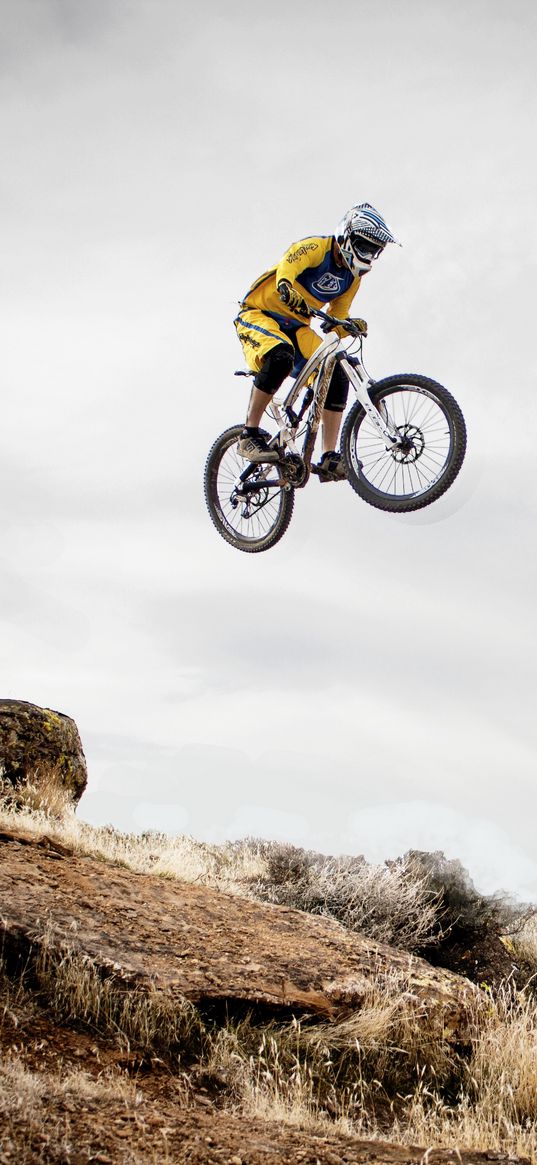 cyclist, cycle racing, trick, jump