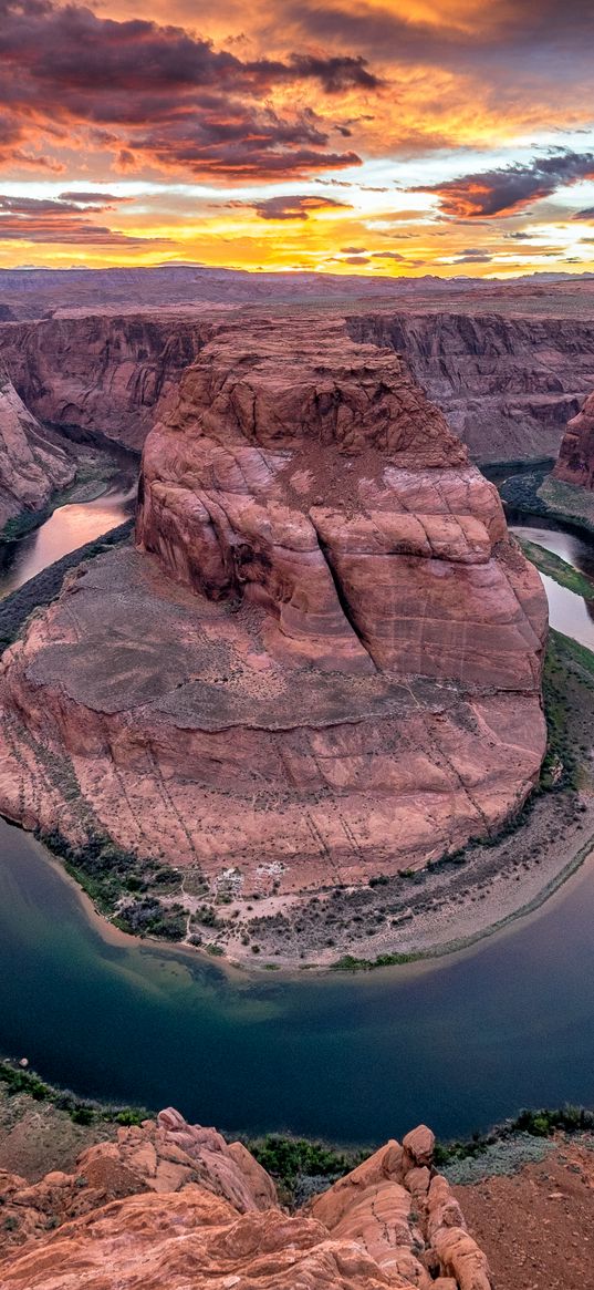 canyon, river, horseshoe bend, colorado, arizona