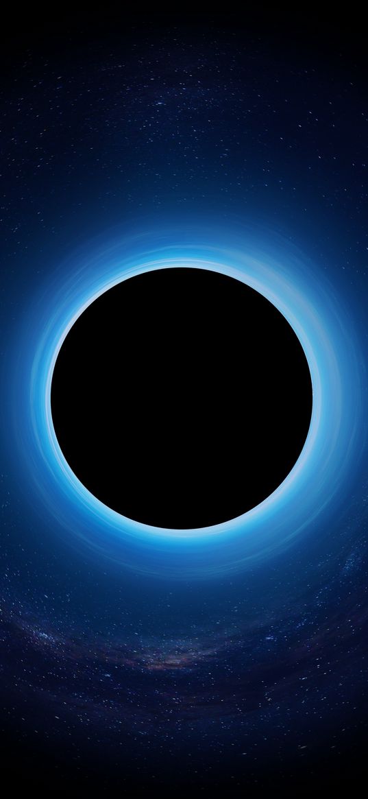 black hole, eclipse, stars, singularity, planet, space