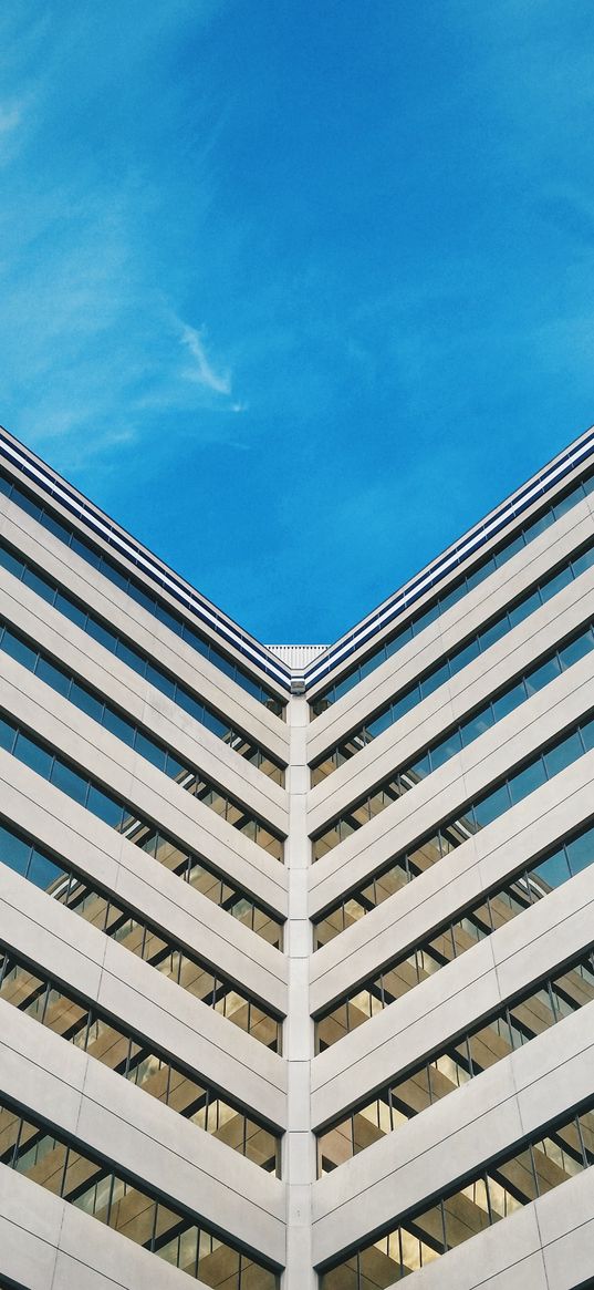 architecture, symmetry, minimalism, building, sky