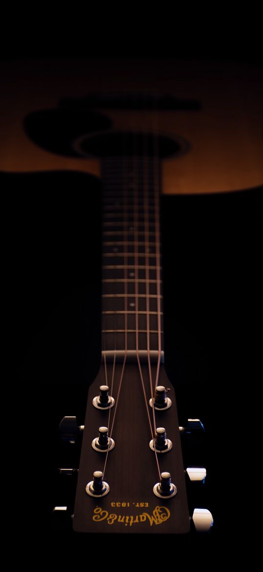 guitar, acoustics, strings, dark