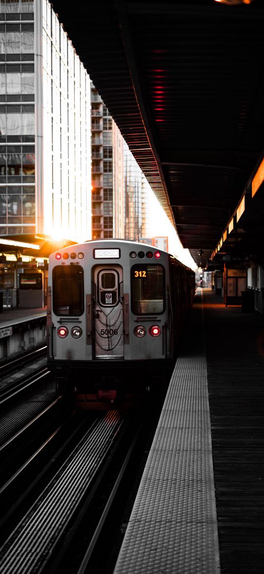 train, railway, platform, wagon