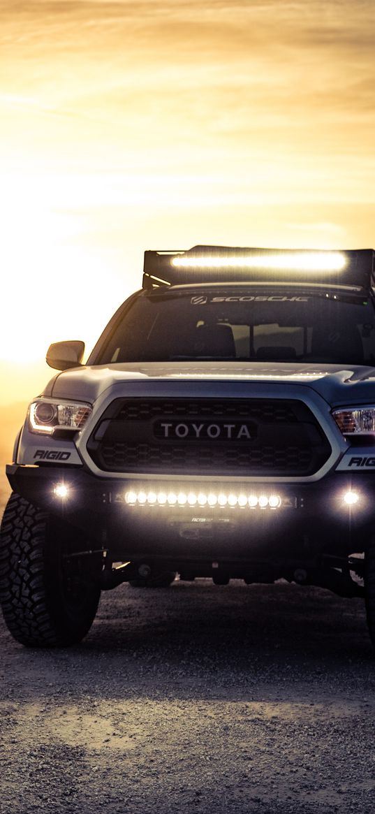 toyota tacoma, toyota, suv, headlight