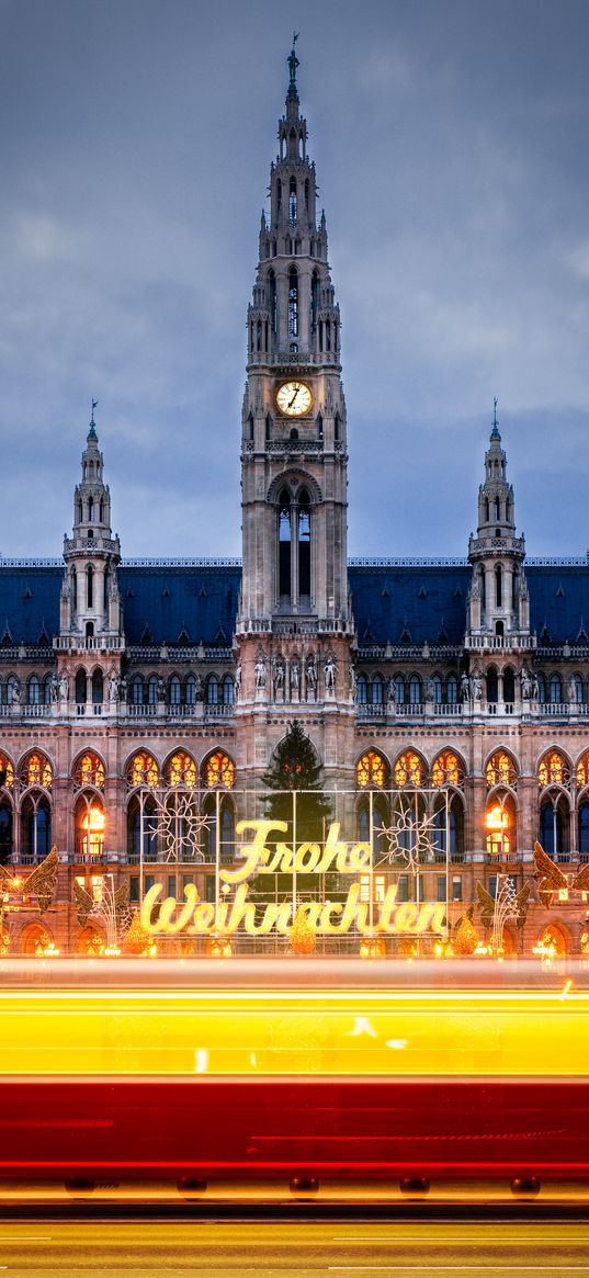 building, architecture, christmas, vienna, austria