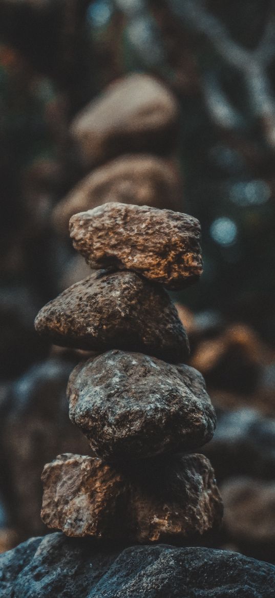 stones, balance, shapes