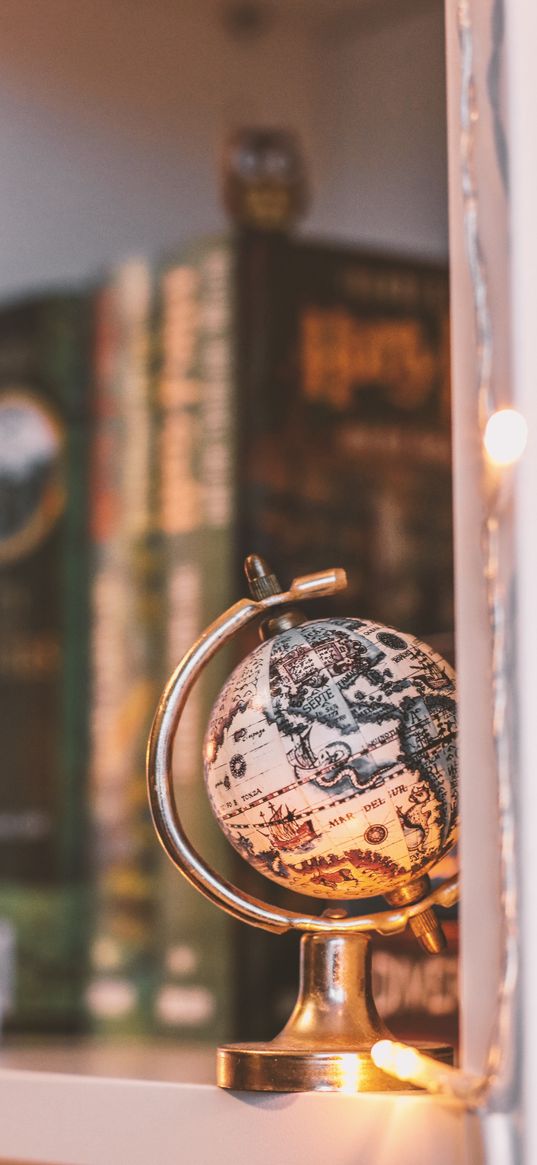 globe, travel, souvenir, blur