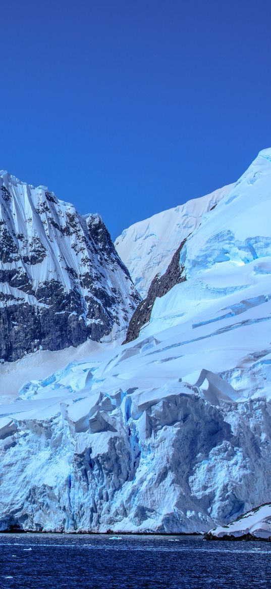 mountain, snow, snowy, antarctica