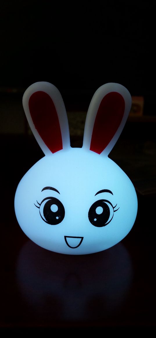 lamp, hare, smile, lighting