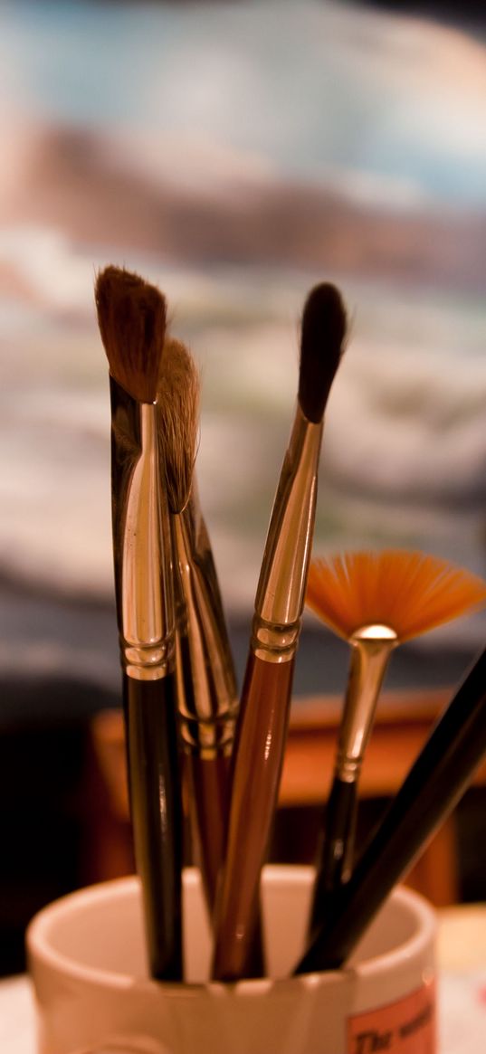 brushes, art, drawing