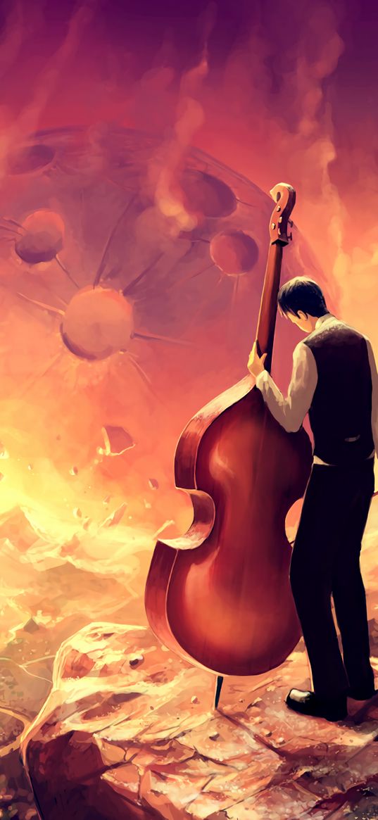 cello, violin, art, person, musician