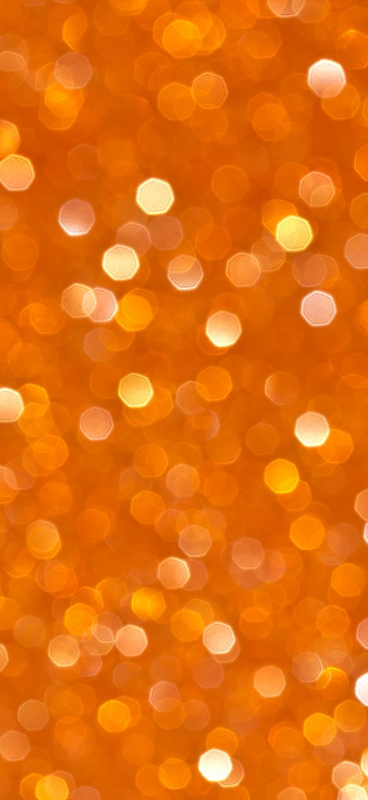 bokeh, glare, orange, shine