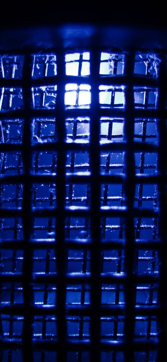 lattice, grid, blue, dark