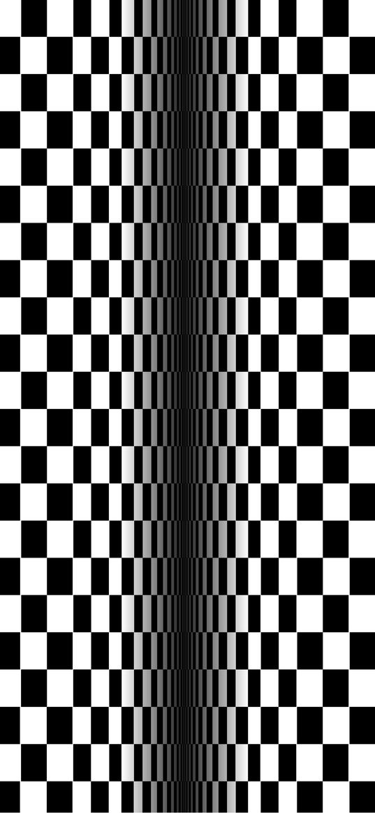 optical illusion, illusion, bw, lines, cubes, movement