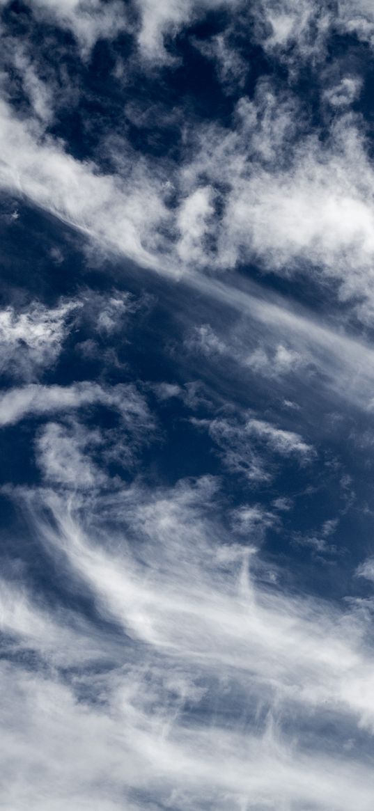 clouds, sky, cloudy, porous, airy