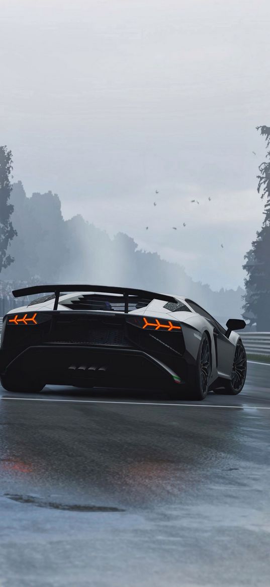 lamborghini murcielago, lamborghini, sports car, art