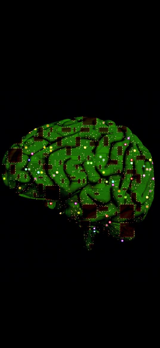 brain, microchip, circuits, artificial intelligence