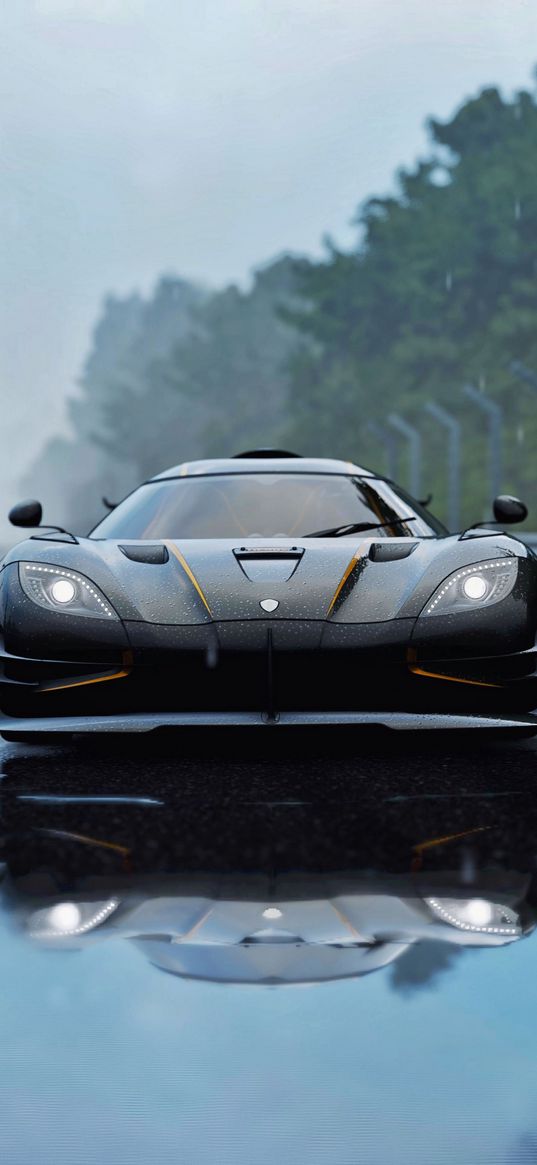 koenigsegg ccx, koenigsegg, sports car, racing, front view