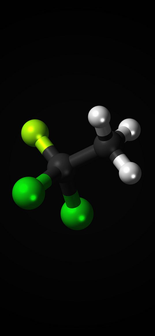 chlorofluorocarbons, dichlor, molecule, structure, atom, element