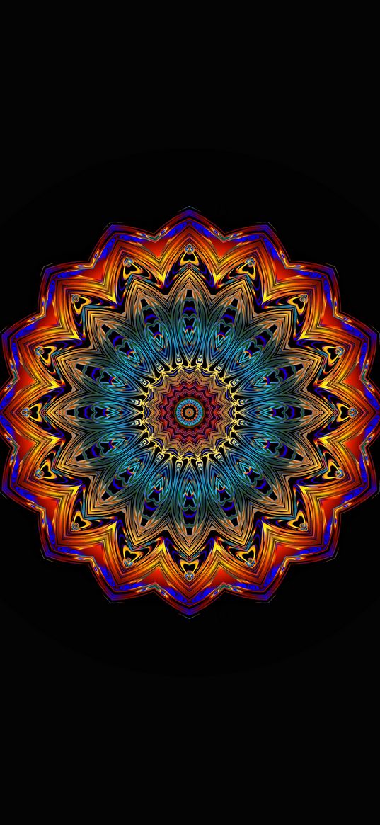 mandala, patterns, colorful, shine, prismatic, chromatic