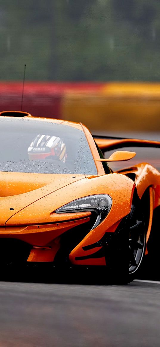 mclaren p1 gtr, mclaren p1, mclaren, sports car, race, front view