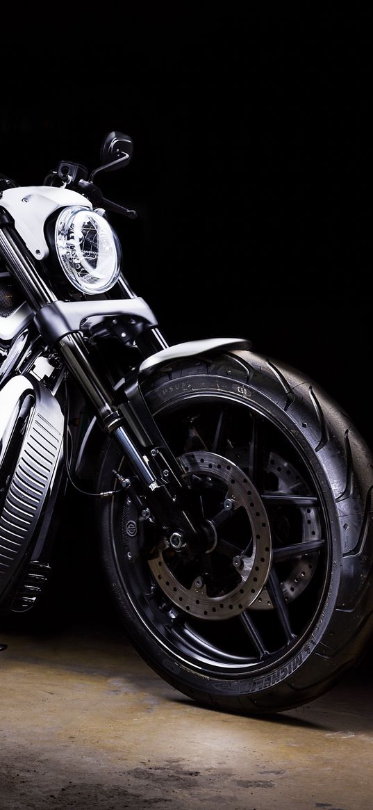 harley-davidson, bike, motorcycle, side view