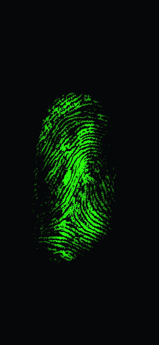 fingerprint, finger, scanner, green, trace