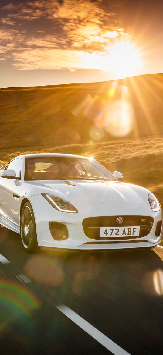 jaguar f-type, jaguar, sports car, supercar, sunlight