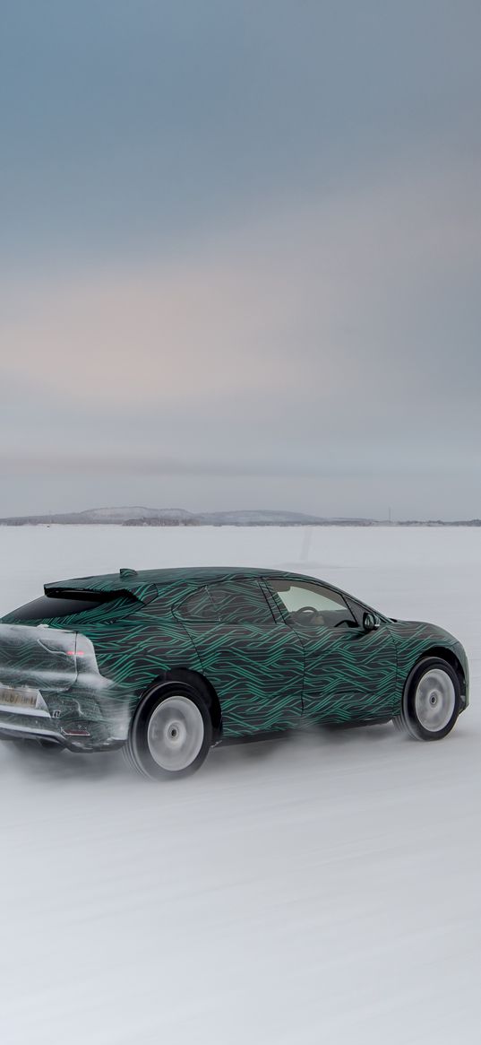 jaguar i-pace, jaguar, snow, winter, off-road