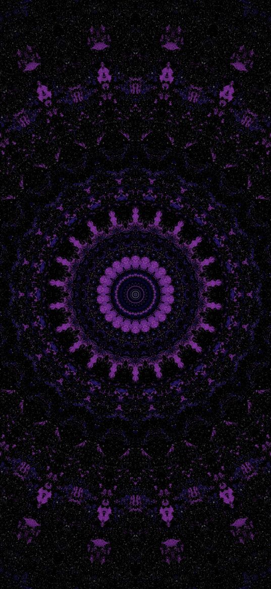 mandala, pattern, kaleidoscope, ornament, purple