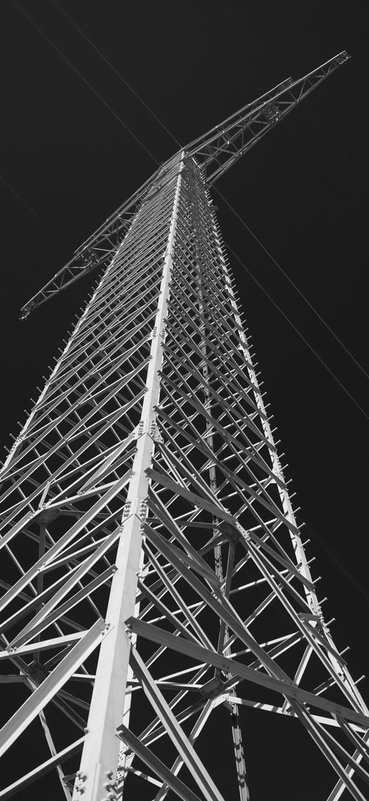 electrical tower, bw, electricity, high-voltage, wires, pole, construction, power line, voltage iron