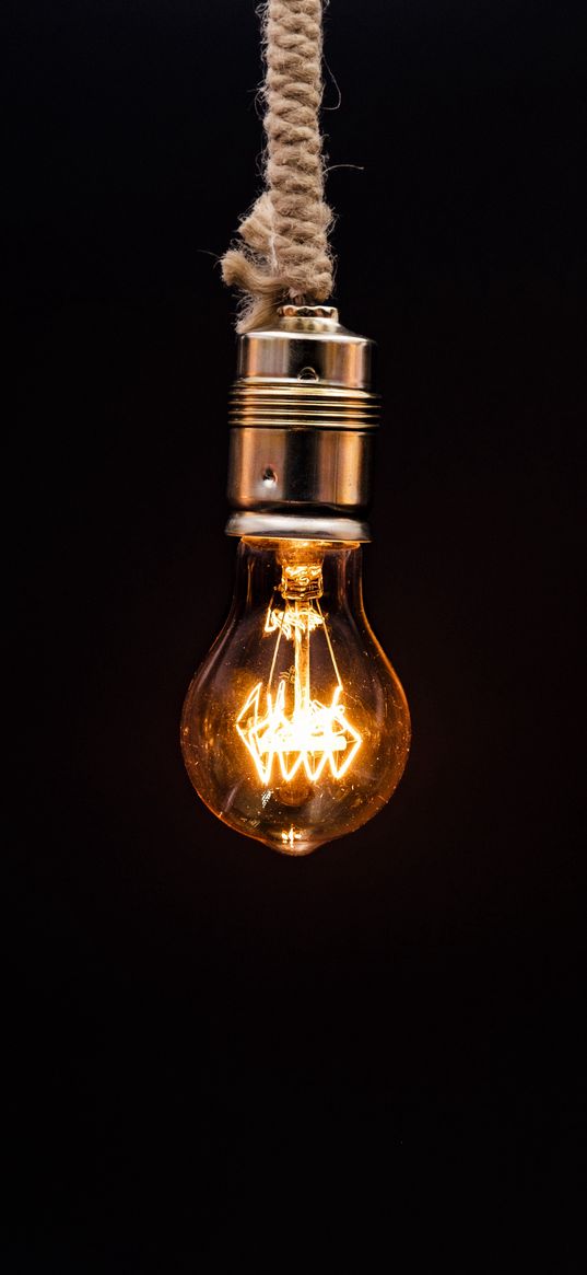 bulb, lighting, rope, electricity, edisons lamp