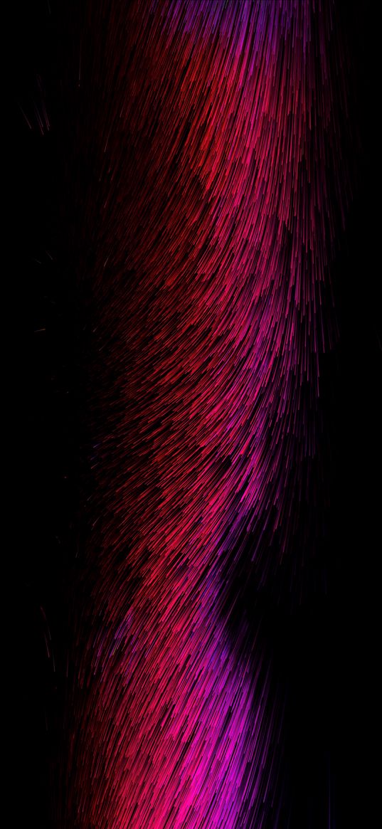 lines, threads, glow, red, pink, dark, stripes