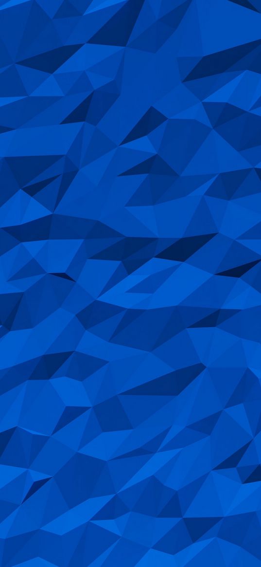 polygon, embossed, convex, blue, texture