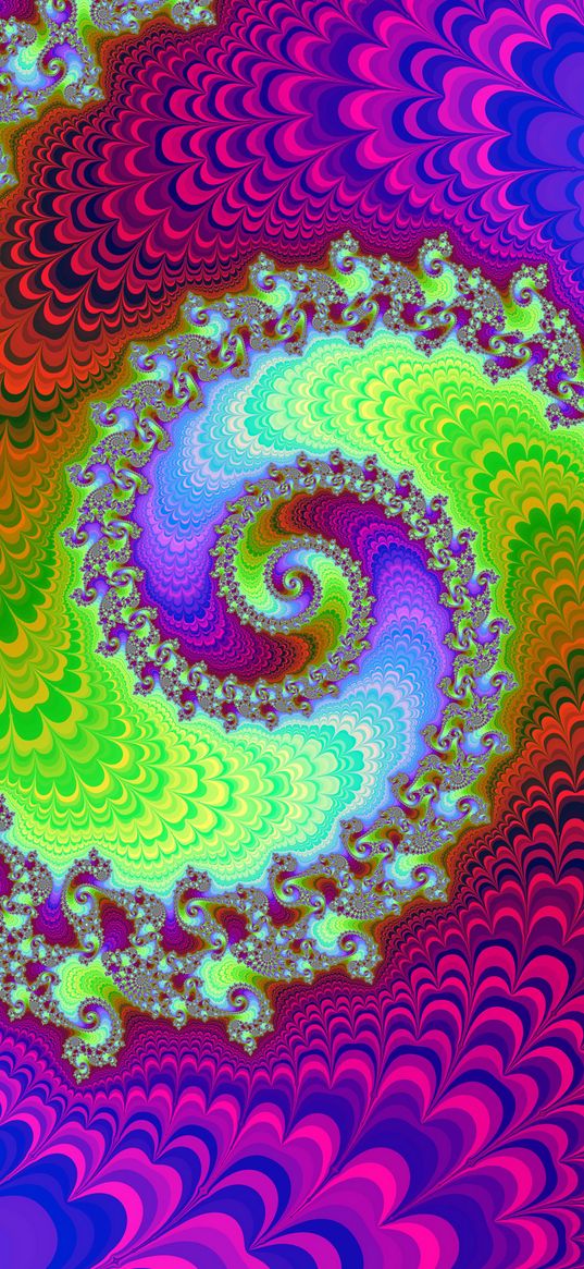 spiral, rotation, optical illusion, multicolored