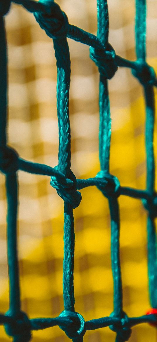 rope, mesh, knots, macro, blur