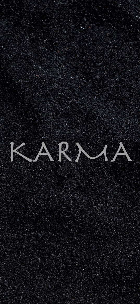 karma, inscription, sand, boomerang, cause, effect