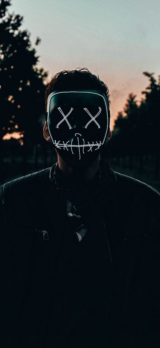 mask, anonymous, dark, darkness, man