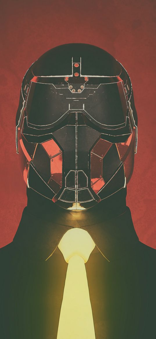 mask, cyborg, sci-fi, art