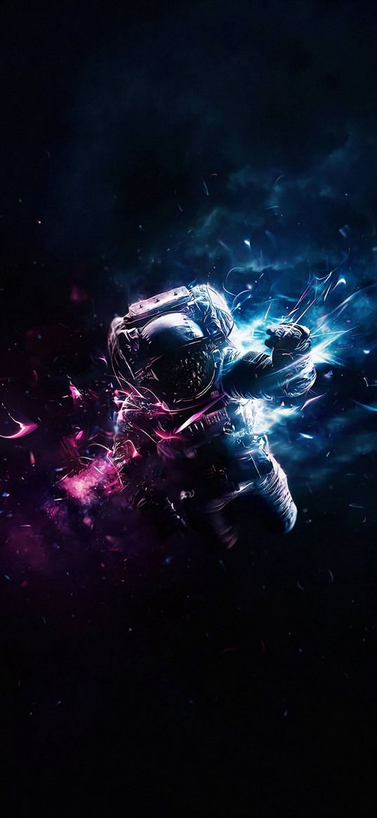 cosmonaut, astronaut, art, space, flight, gravity